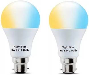 Nightstar 9 W Basic Round B22 LED Bulb