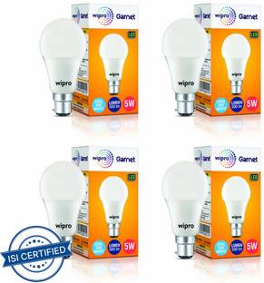 Wipro 5 W Basic Standard B22 LED Bulb
