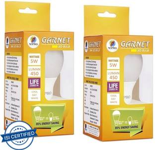 Wipro 5 W Basic Standard E27 LED Bulb