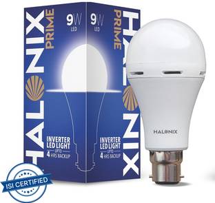 HALONIX 9 W Inverter Round B22 LED Bulb
