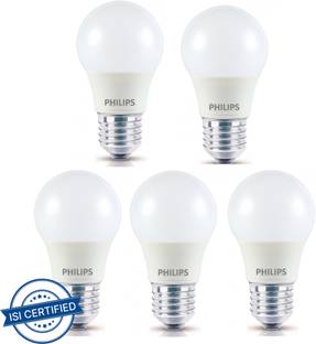 PHILIPS 5 W Basic Round E27 LED Bulb