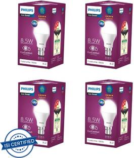 PHILIPS 8.5 W Basic Round B22 LED Bulb