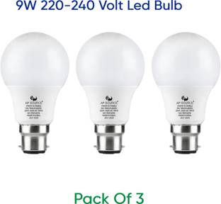 AP Source 9 W Basic Round B22 LED Bulb