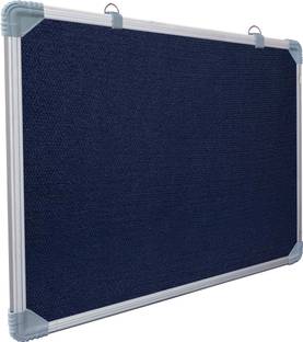 Eduway 2x2 Ft. Notice/Display Board High Resilience Foam Fabric with (20 Push Pins) Cork Bulletin Board
