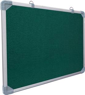 Eduway 2x2 Ft. Notice/Display Board High Resilience Foam Fabric with (20 Push Pins) Cork Bulletin Board