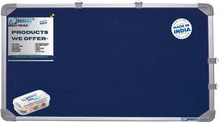 APBOARDS Bulletin/Soft/Notice Board for Home,Office&School Use With 50 Pushpins-Pack of 2 Cork Bulletin Board