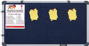 GOSHU 1x2 feet Notice Board / Pin Up Display Board for Office and Home Cork Bulletin Board