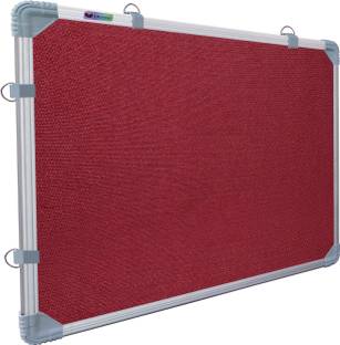 Eduway 2x3 Ft. Notice/Display Board High Resilience Foam Fabric with (20 Push Pins) Cork Bulletin Board
