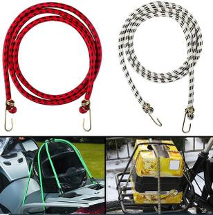 SIGNQ High Strength Elastic Strechable Bungee Cords,Luggage Tying Rope with Hook,Set-3 Bungee Cord