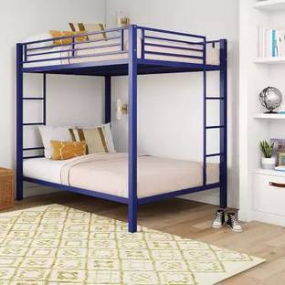 STEELWELL ®™|Sigma Twin Bunk Bed for Junior/Adult with Guard Rail, Space-Saving,Noise Free Metal Bunk Bed