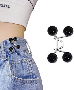 LIJIE Adjustable Waist Buckle for Pants, Instant Jeans Button Pins Pack Of 1 Brooch