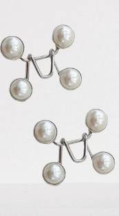 VOIISH 2 Set Adjustable Waist Buckle Button Pin for Pants|Jeans Perfect Fit Instant Metal Buttons