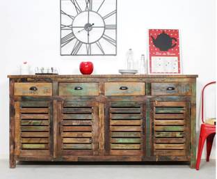 THE ATTIC Sheesham Solid Wood Free Standing Sideboard