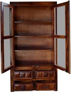 Flipkart Perfect Homes Sheesham Solid Wood Solid Wood Semi-Open Book Shelf