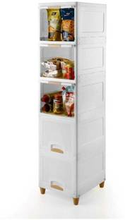 Eleven Cupboard Drawer Storage Box Modular Drawer Storage Box (5 Layer) Plastic Free Standing Chest of Drawers