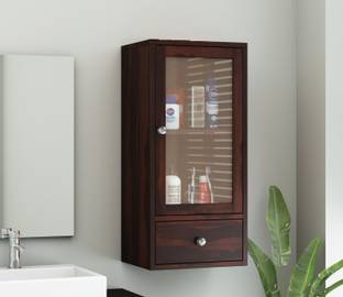 Cherry Wood Rosewood ( Sheesham) Solid Wood Wall Mount Cabinet