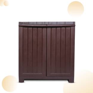 ARLAVYA Premium Quality | 1 Year Warranty | Plastic Cabinet Cupboard Almirah Plastic Free Standing Cabinet