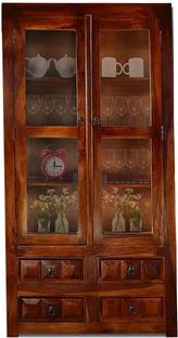 Flipkart Perfect Homes Sheesham Solid Wood Solid Wood Free Standing Cabinet