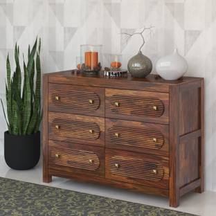 Flipkart Perfect Homes Woodwhiz Sheesham ( Rosewood ) Jodhpur Furniture Solid Wood Free Standing Chest of Drawers
