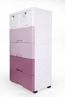 Smarttex Plastic Free Standing Chest of Drawers