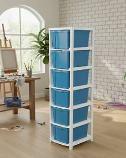 MAXTID Multi layer Drawer Cabinet for Bathroom Storage Plastic Free Standing Cabinet