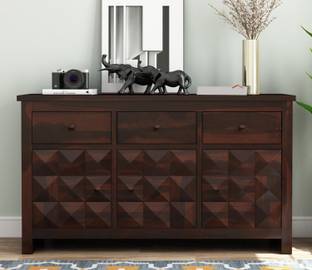 Allie Wood Sheesham ( Rosewood ) Solid Wood Free Standing Chest of Drawers