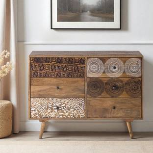 THE ATTIC Solid Wood Free Standing Chest of Drawers