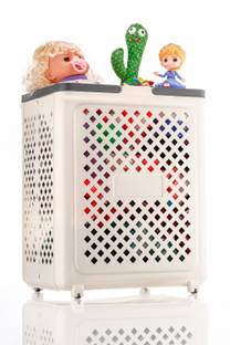 JUICIQ 30 L White Laundry Basket