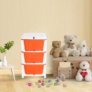 3D METRO SUPER STORE 3XL Large Modular Storage Drawer Kitchen Rack Plastic Drawer for Toy Clothes Plastic Free Standing Cabinet