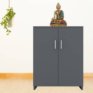 SPECIALITY PANELS 2 Doors with 4 Shelfs Multipurpose Cabinet with Termite Resistance Engineered Wood Free Standing Cabinet