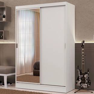 Madesa Wardrobe Single Luke Engineered Wood Free Standing Cabinet