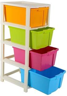Plastic Moduler Drawer Plastic Free Standing Chest of Drawers