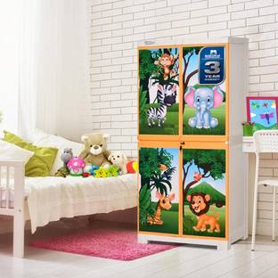 Nilkamal Freedom FMM Plastic Cabinet for Multipurpose Storage Solution|Bedroom|Kids Room Plastic Free Standing Cabinet