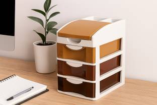 Flipkart SmartBuy Utensil Kitchen Rack Plastic Small Size Utensil Kitchen Rack Plastic Makeup MulitPurpose Drawer Organizer