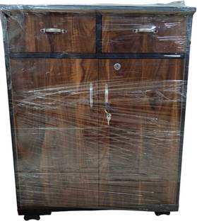 StylaNest Wooden Cabinet with Shelves Solid Wood Free Standing Cabinet