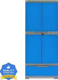 Nilkamal FMDR 1B Freedom Plastic Storage Cabinet with 1 Drawer for Multipurpose Use Plastic Free Standing Cabinet