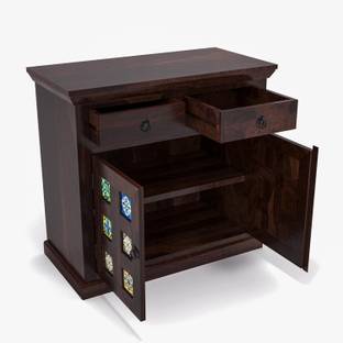 Utkarsh Solid Sheesham Wood Sideboard/ Cabinet & Drawer For Bedroom/ Kids Room || Solid Wood Free Standing Sideboard