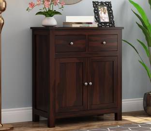 WOODTREND Solid Sheesham Wood Almirah/Wardrobe/Cabinet/Cupboard For Home & Office Solid Wood Free Standing Cabinet
