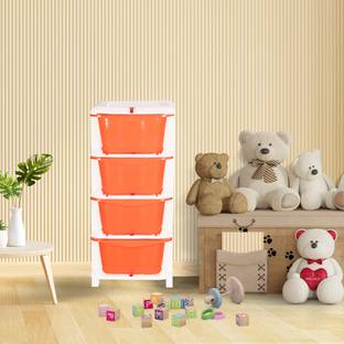 3D METRO SUPER STORE 4XL Large Modular Storage Drawer Kitchen Rack Plastic Drawer for Toy Clothes Plastic Free Standing Chest of Drawers