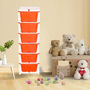 3D METRO SUPER STORE 6XL Large Modular Storage Drawer Kitchen Rack Plastic Drawer for Toy Clothes Plastic Free Standing Chest of Drawers