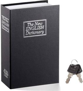 SHENKY Dictionary Book Hidden Safe Jewelry Box/Cash Locker for Home, Medium, Safe Locker