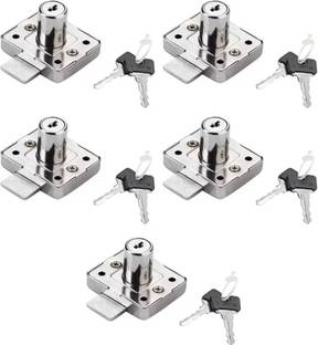 Bonus Multipurpose Lever Tumbler Lock Square 30MM (Pack of 5) Chest/Lid Lock