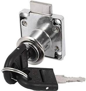 FAVHOME 19mm Diameter Cylindrical Drawer and Cabinet Lock - Stainless Steel with 2 Keys Rev-A-Lock Cabinet Security System