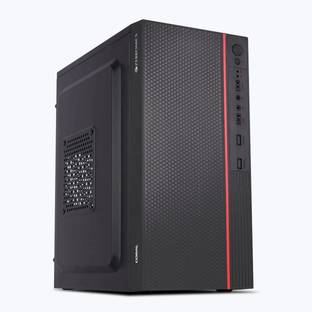 ZEBRONICS Zeb without smps mid tower Cabinet