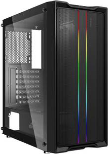Ant Esports SX3 Computer/Gaming Case, Support E-ATX, ATX, Micro-ATX, Mini-ITX, 1 Rear Fan, Mid Tower Cabinet