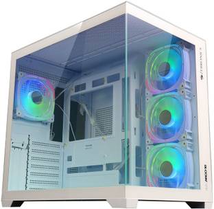 ZEBRONICS Argo 10 Mini Tower Cabinet with USB 2.0 and USB 3.0 Ports Compatible with Computer