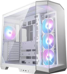 MSI MAG PANO 100R PZ WHITE Mid Tower Cabinet Compatible with Computer