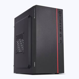 ZEBRONICS Zeb without smps mid tower Cabinet
