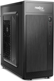 Frontech Orbit Silver Computer Case with 2x USB 2.0 and Front Audio Mid Tower FT-4312 Cabinet