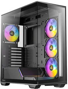 Antec C3-ARGB Mid Tower Cabinet with USB 2.0 and USB 3.0 Ports Compatible with Computer